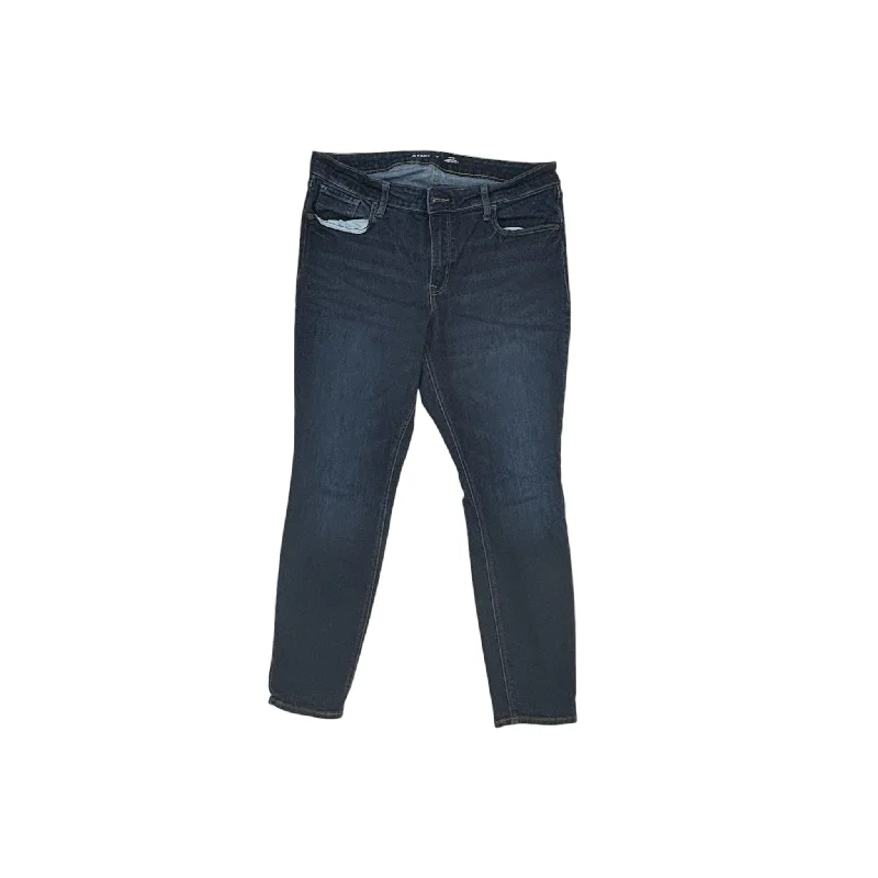 Jeans Skinny By Old Navy In Blue Denim, Size:16