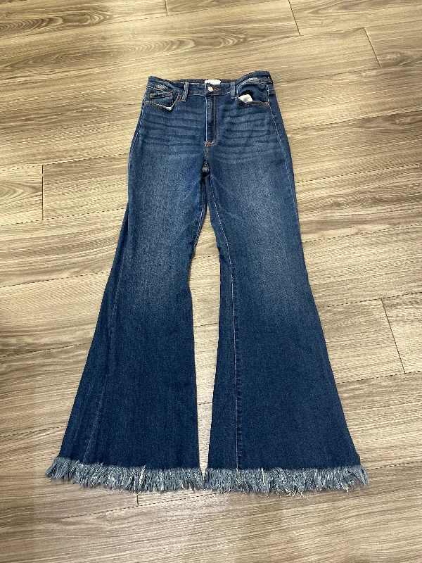 Jeans Flared By Clothes Mentor In Blue, Size: 14