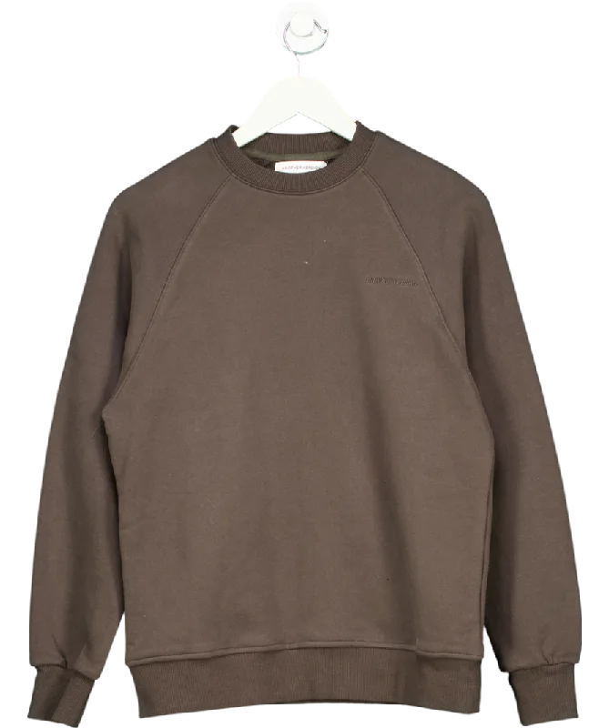 Another Version Brown Oversized Sweatshirt UK S