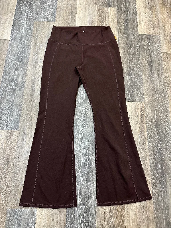 Athletic Pants By Fabletics In Brown, Size: 2x