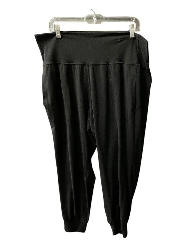 Athletic Pants By Athleta In Black, Size: 2x