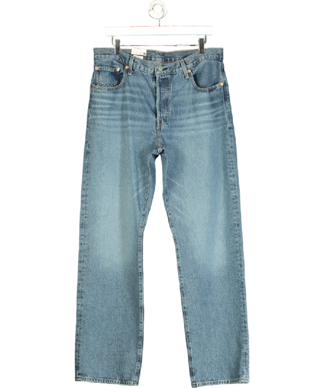 levis Blue 501 90s Mid Rise Jeans W32