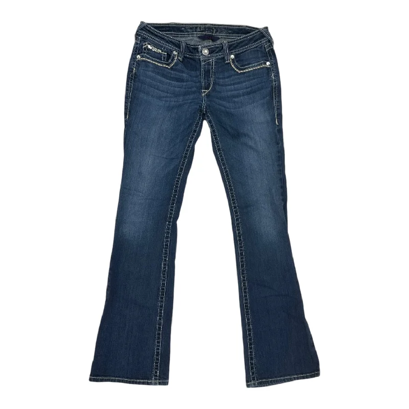 Jeans Boot Cut By Ariat In Blue Denim, Size:10