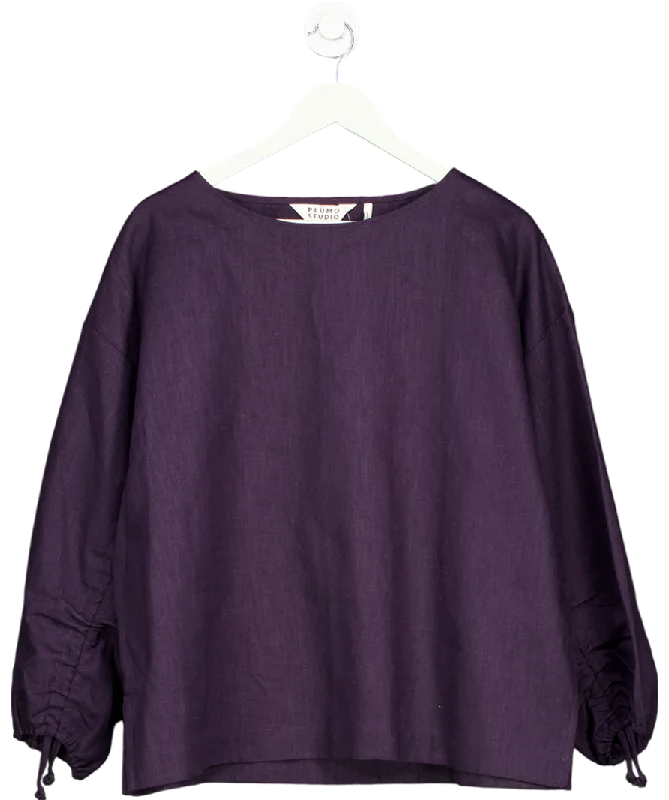 Plumo Studio Purple Gail Blouse UK 12