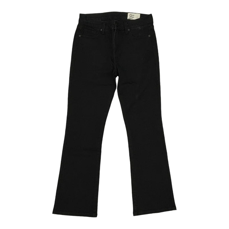 Jeans Straight By Clothes Mentor In Black Denim, Size:6