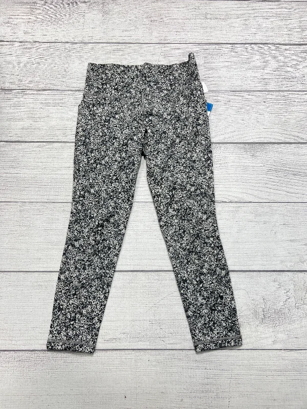 Athletic Leggings By Athleta In Black & White, Size: S