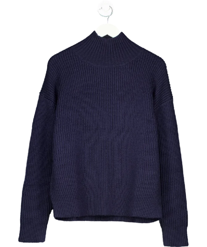 Fub Blue 100% Raw Wool Sweater UK L