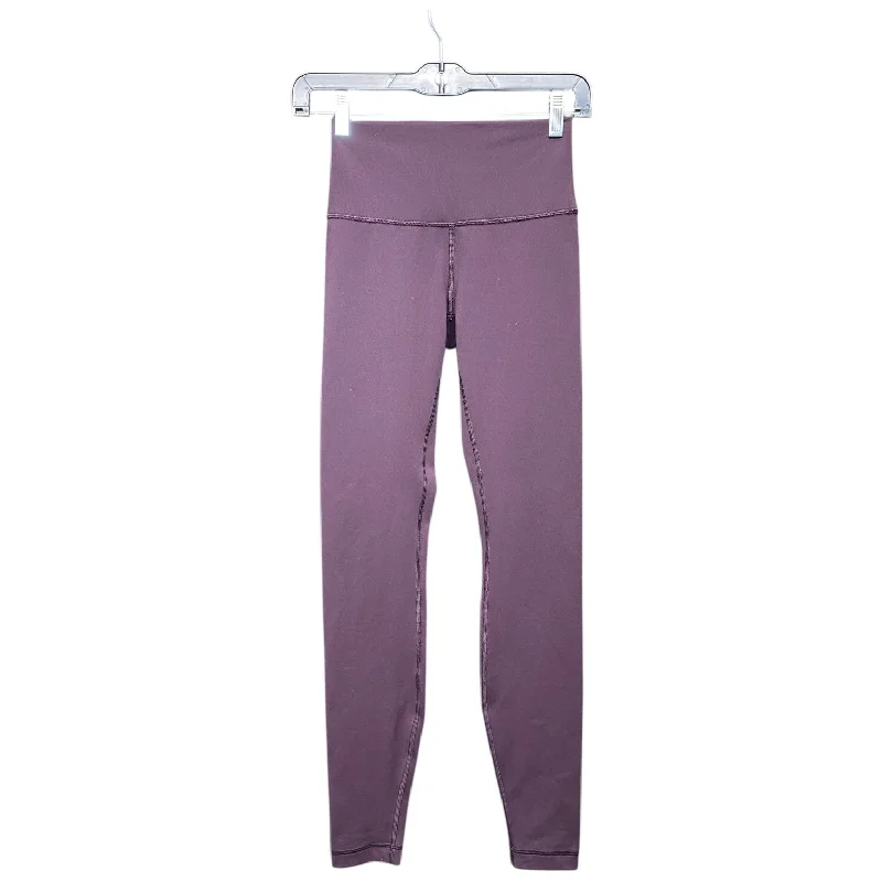 Athletic Leggings By Lululemon In Purple, Size: S