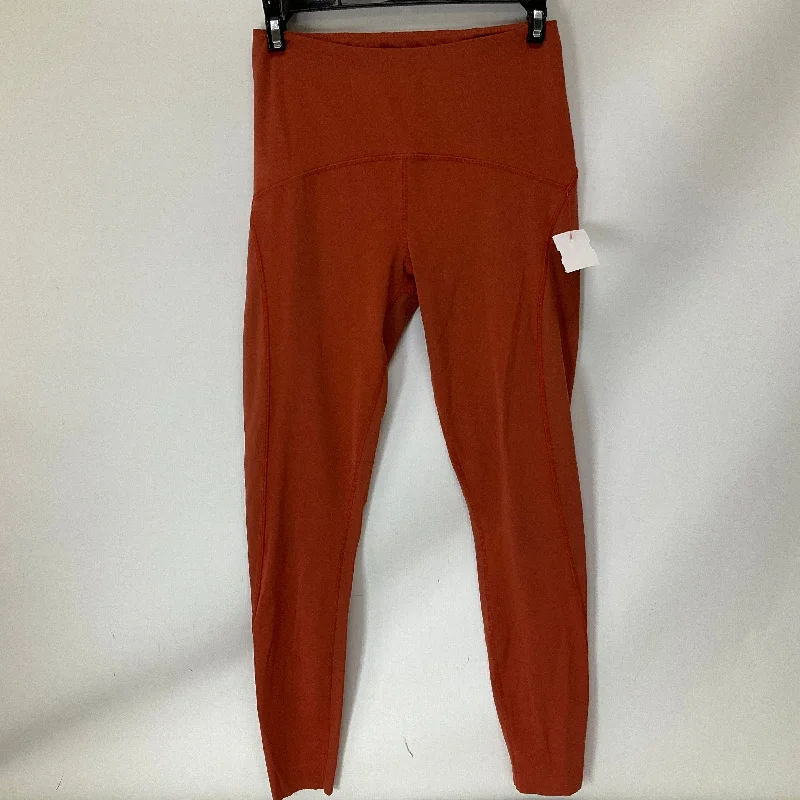 Athletic Leggings By Varley In Orange, Size: S