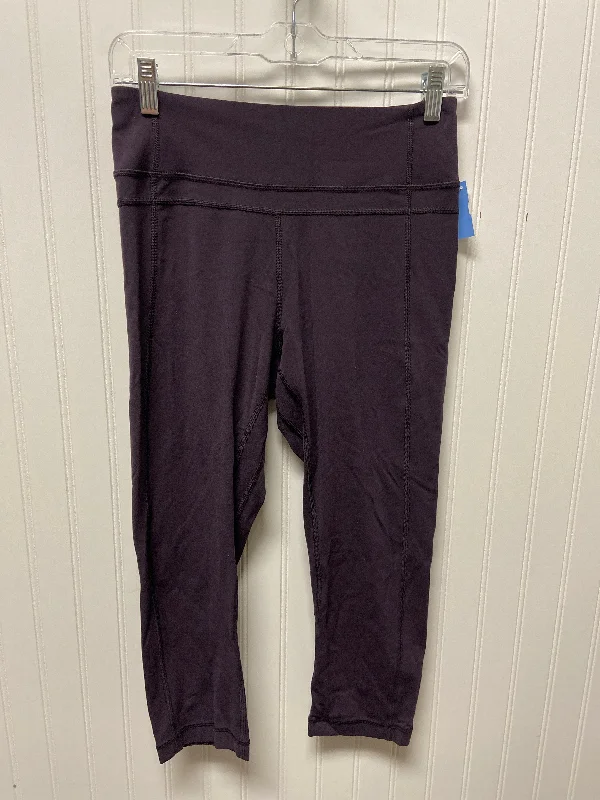 Athletic Leggings By Lululemon In Purple, Size: M