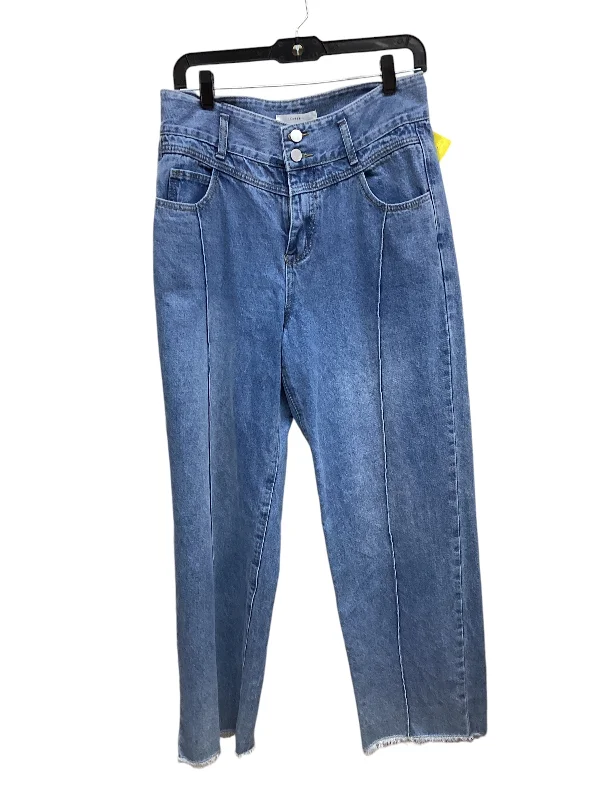 Jeans Flared By Clothes Mentor In Denim, Size: Xl