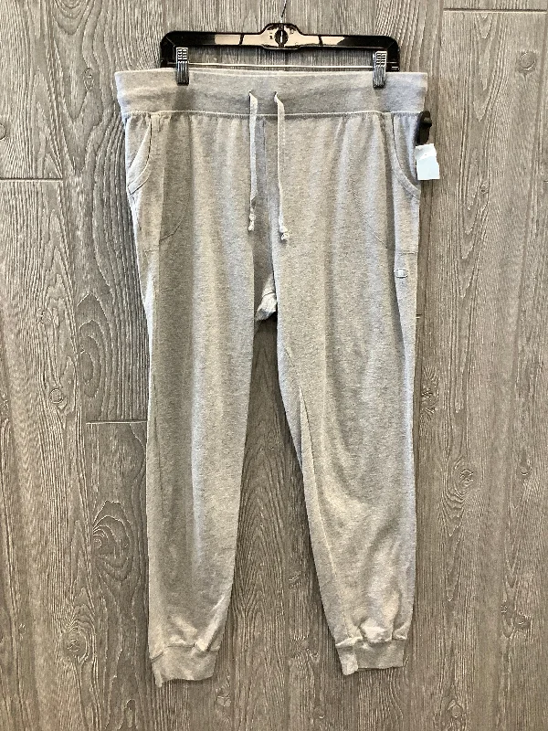 Athletic Pants By Champion In Grey, Size: Xl