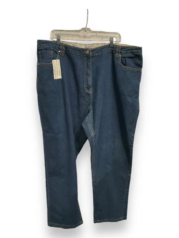 Jeans Straight By Clothes Mentor In Blue Denim, Size: 22