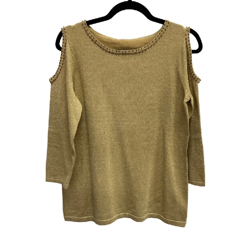 Sweater By Reba In Gold, Size: S