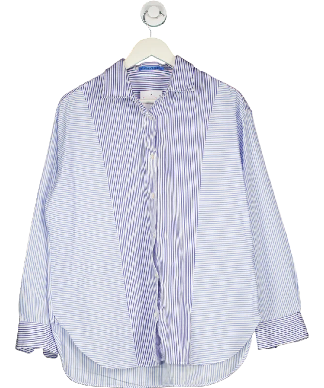 j.mclaughlin Blue Finn Shirt In Stripe UK 16