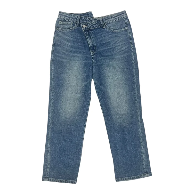 Jeans Straight By Clothes Mentor In Blue Denim, Size:6