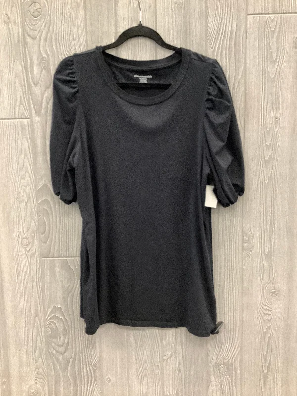 Top Long Sleeve Basic By Amazon Essentials In Black, Size: Xl