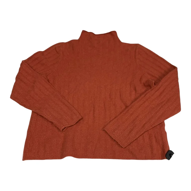 Top Long Sleeve By Madewell In Orange, Size: Xl