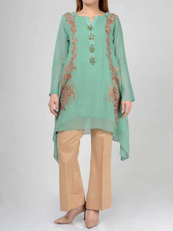 Embellished Chiffon Shirt