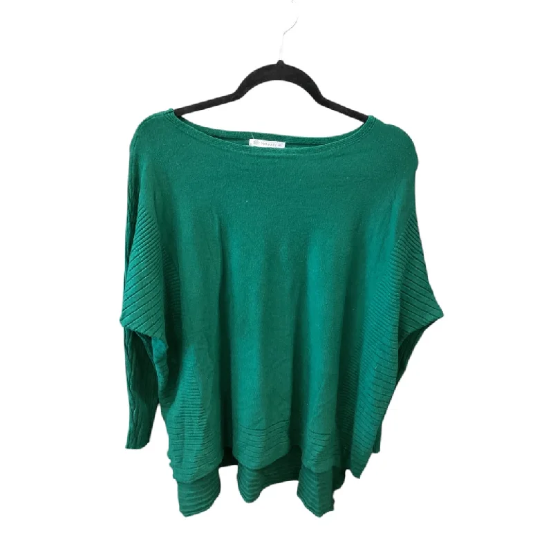 Top Long Sleeve By Clothes Mentor In Green, Size: M