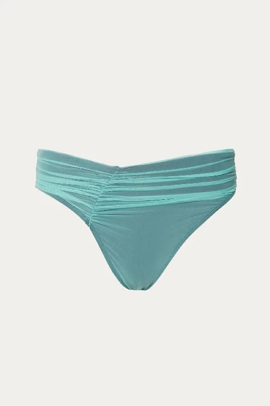 Mesh Delrey Bikini Bottom In Mint