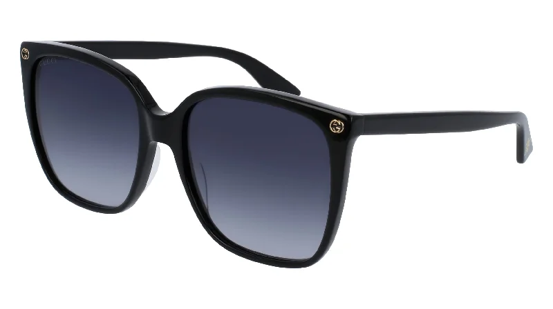 Gucci GG0022S Sunglasses Black-Black