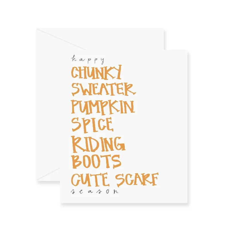 Happy Autumn Greeting Card