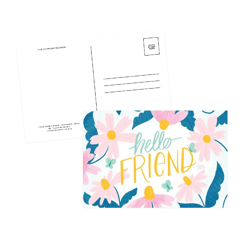 Hello Friend Postcard