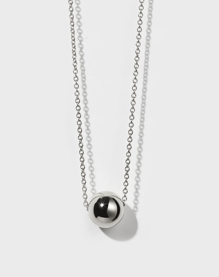 Meadowlark Orb Necklace - Stirling Silver