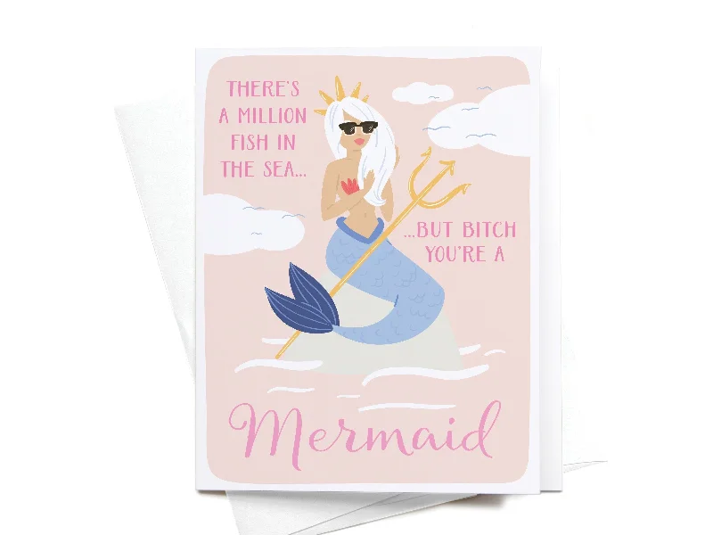 There’s a Million Fish in the Sea Mermaid Greeting Card - RS