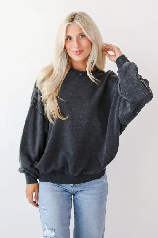 Weekend Chiller Black Sweatshirt - DOORBUSTER