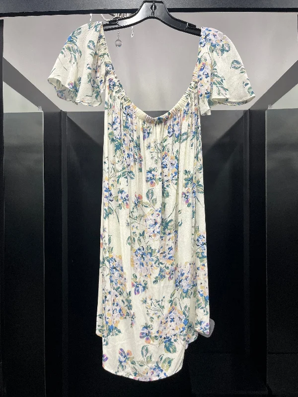 Floral Blouse Short Sleeve Tobi, Size S